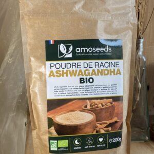 Sachet amoseeds Poudre de racine Ashwagandha Bio