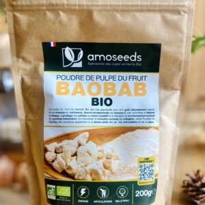 Sachet amoseeds poudre de pulpe BAOBAB