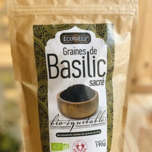 Sachet Écoidées Graines de Basilic sacré