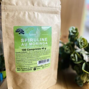 Sachet Spirea Spiruline au Moringa en comprimés