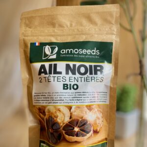 Sachet Ail noir 2 têtes entières