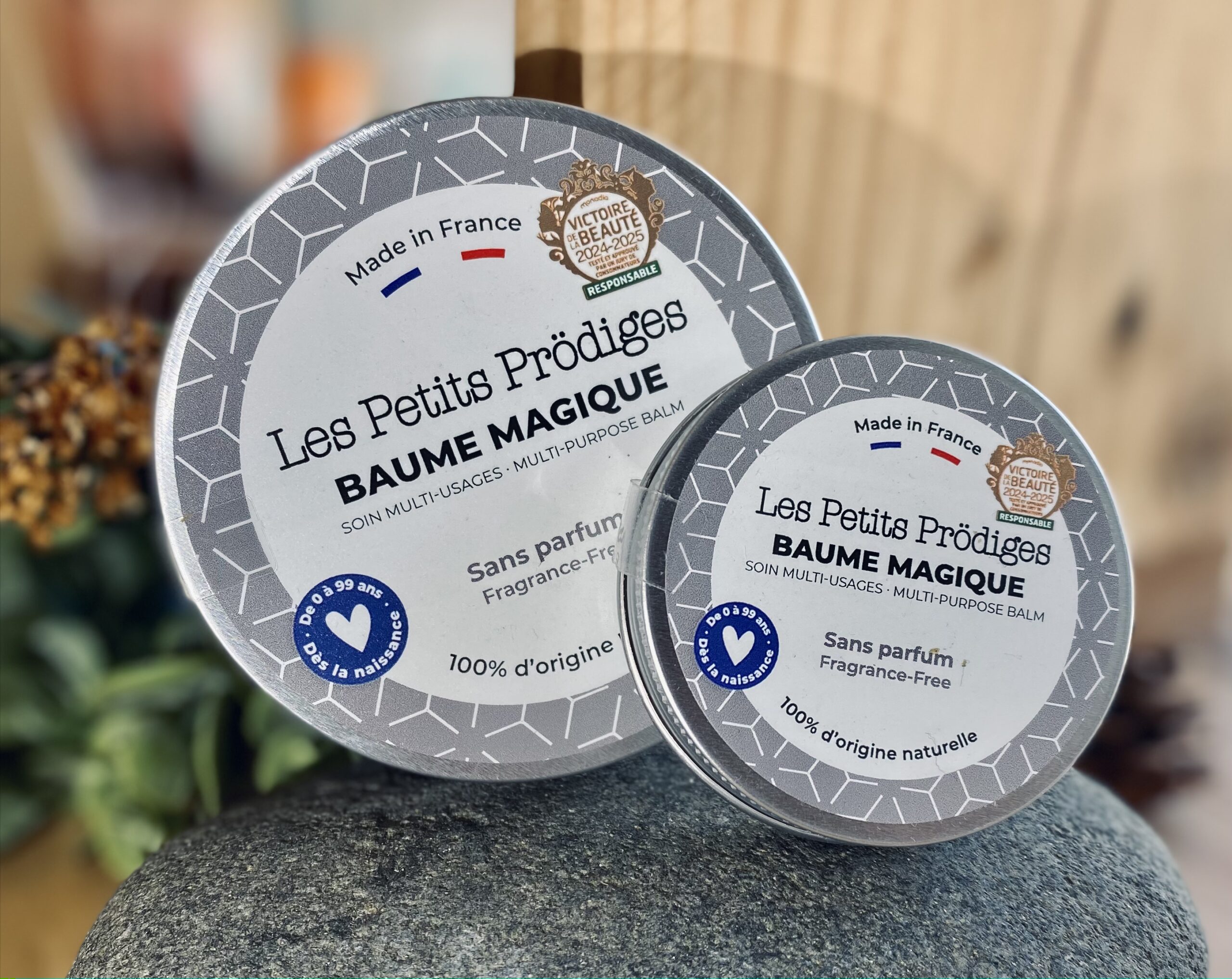 Pots aluminiums BAUMES Magiques sans parfum