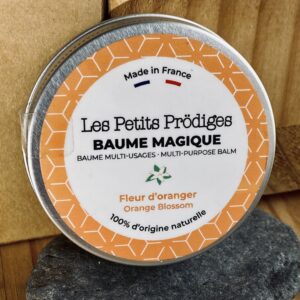 petit pot aluminium de BAUME Magique au fleur d'oranger