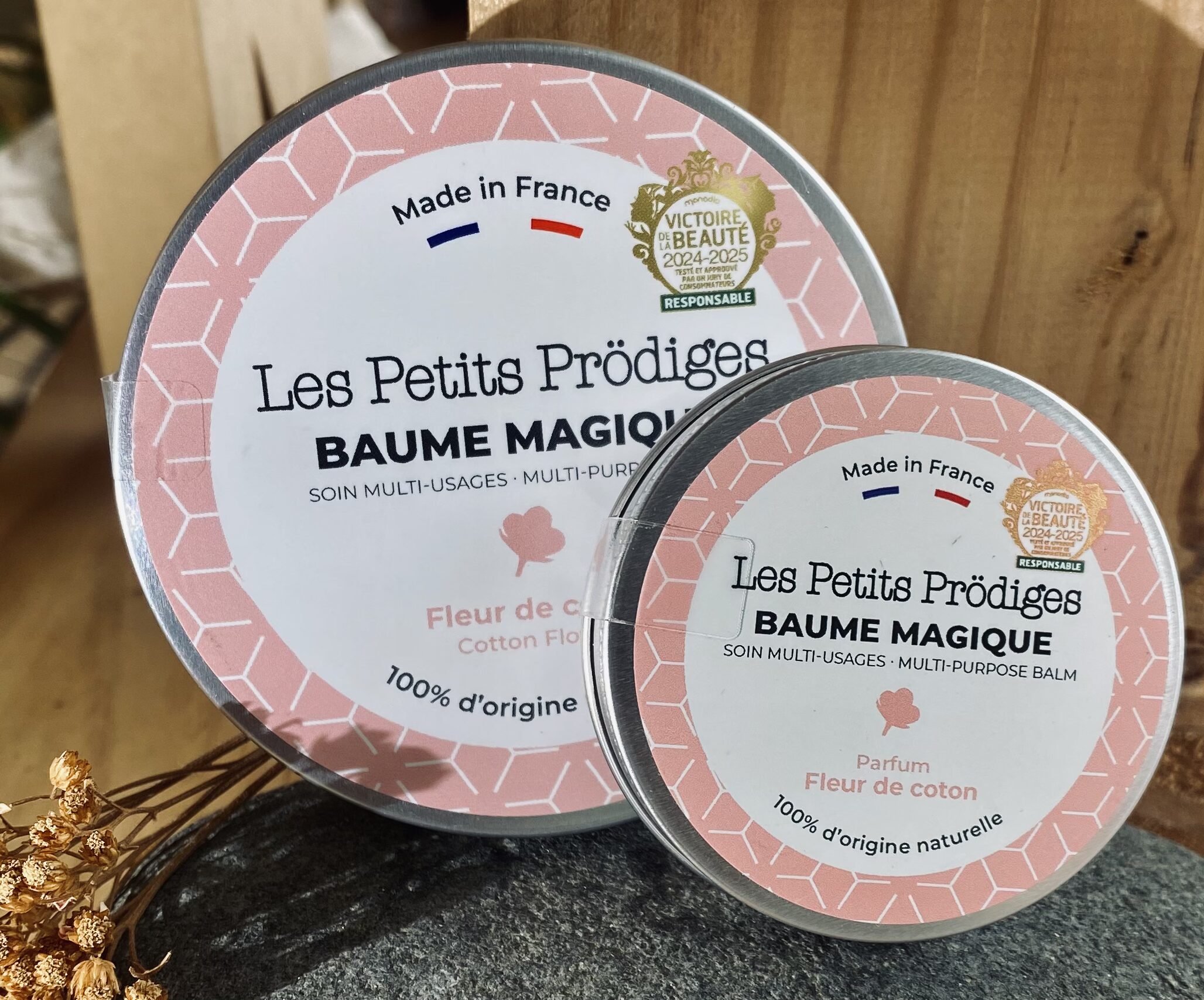 Pot aluminium BAUME Magique Fleur de coton