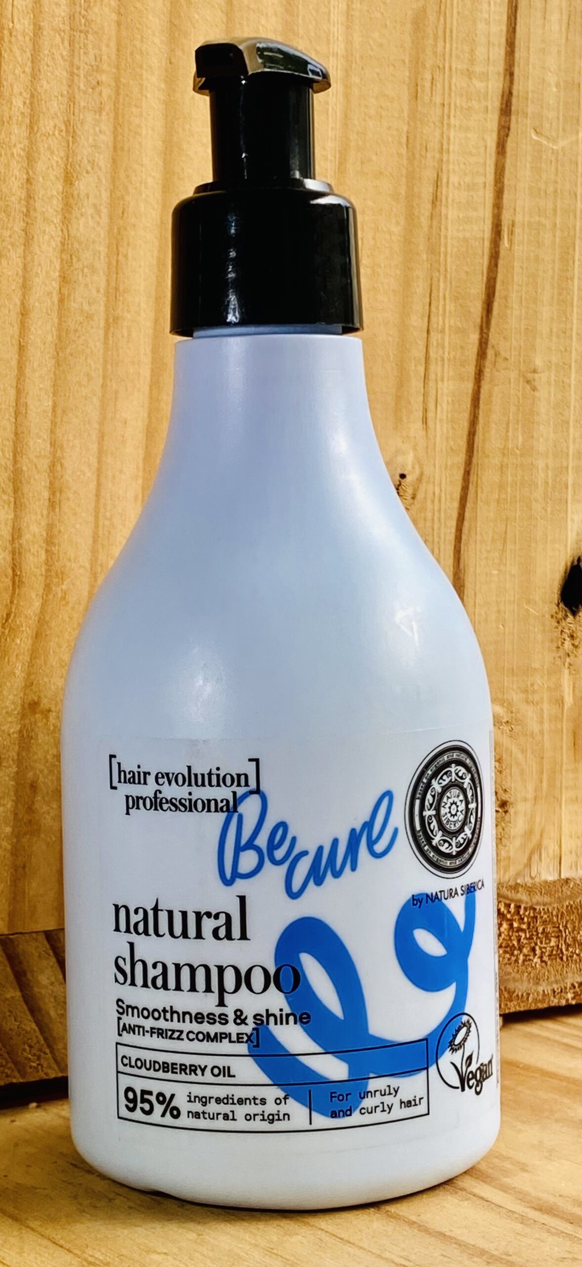 Bouteille shampoing douceur et brillance