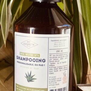 Bouteille shampoing aloe vera