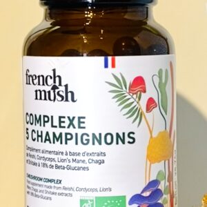 Boite de gélule Complexe 5 CHAMPIGNONS