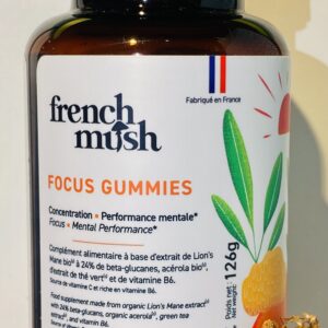 Boite de gélule Focus gummies